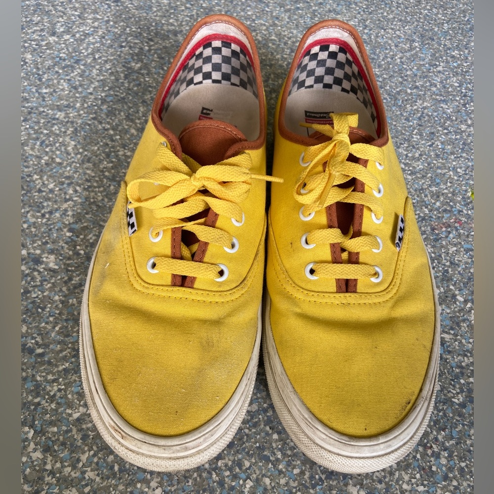 Vans Men’s sneakers - yellow/brown, 12
